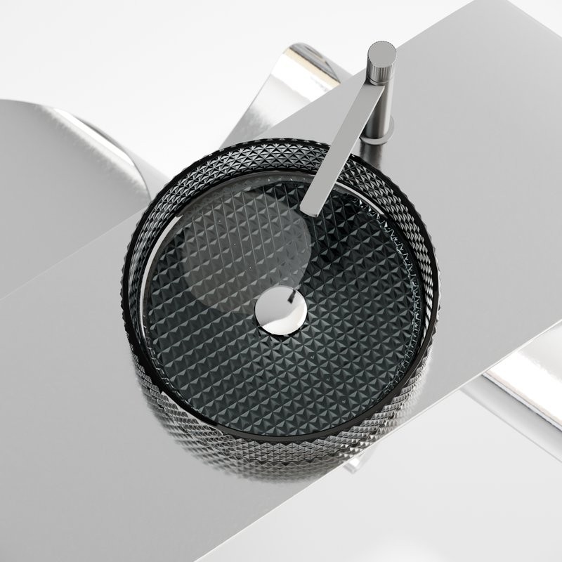 Накладная раковина Ceramicanova Cristal CN6060 черная