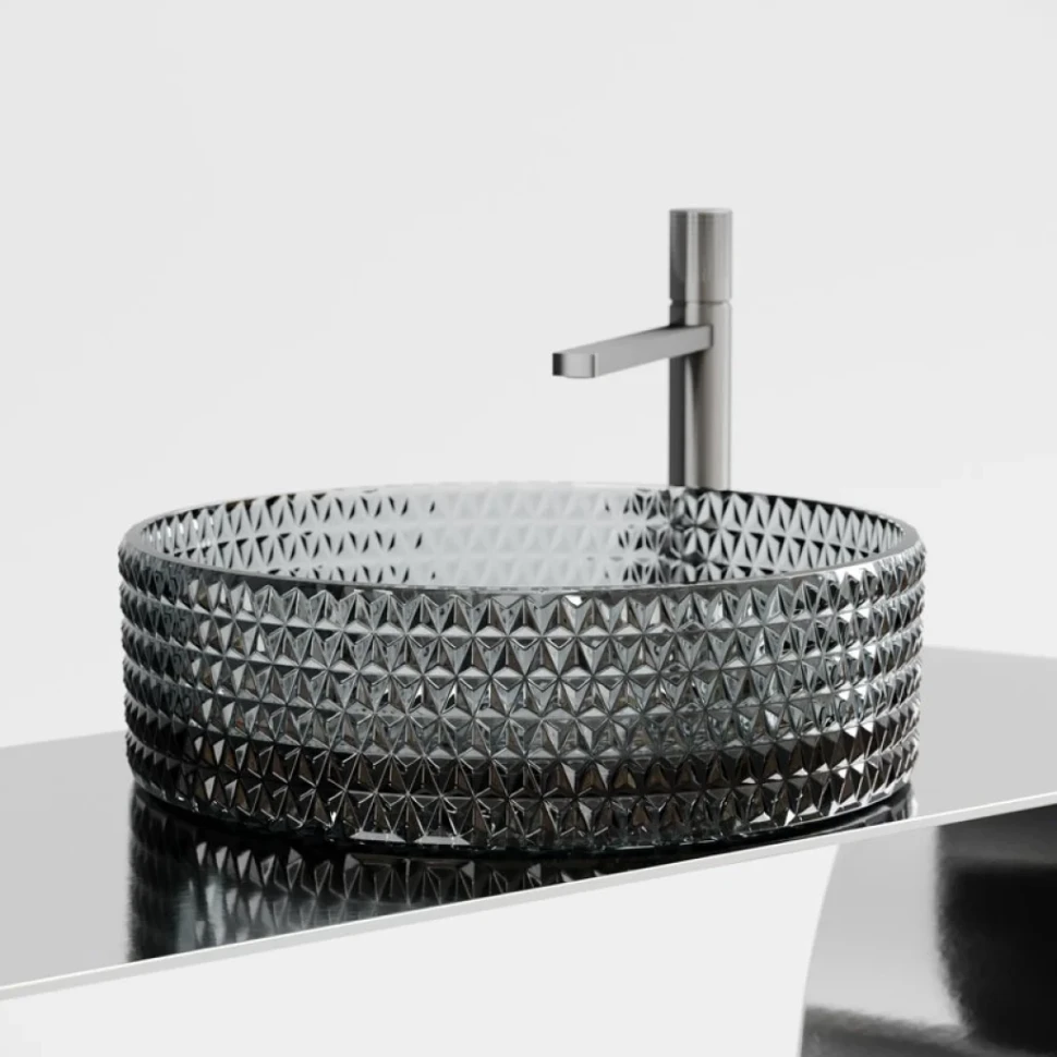 Накладная раковина Ceramicanova Cristal CN6060 черная