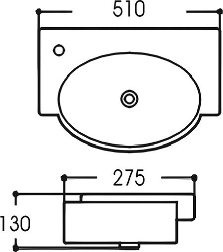 Раковина маленькая в туалет AQUATEK AQ5329-00