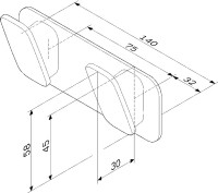Крючок AM.PM Inspire 2.0 A50A35622 матовый черный, на шурупах Крючок AM.PM Inspire 2.0 A50A35622 матовый черный, на шурупах