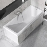 Акриловая ванна Ravak 10° 10° 170x75 см, встраиваемая, белая, 170x75