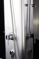 Душевая кабина Niagara Eco E100/80/40L/TN/BK 100х80 см, без крыши