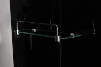 Душевая кабина Niagara Eco E100/80/40L/TN/BK 100х80 см, без крыши