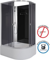 Душевая кабина Niagara Eco E100/80/40L/TN/BK 100х80 см, без крыши