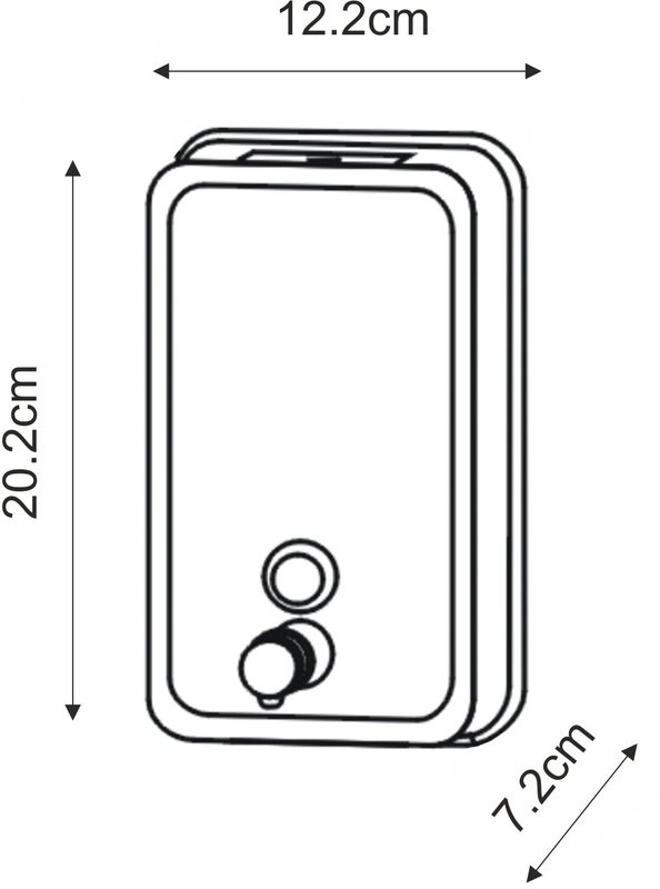 Диспенсер для мыла Wasserkraft 10099 никель