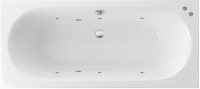 Акриловая ванна Excellent Oceana WAEX.OCE16.SOFT 160x75 см, встраиваемая, с гидромассажем, белая, с каркасом, со сливом-переливом