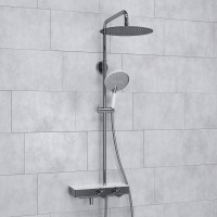 Душевая стойка Wasserkraft Aller A113.116.059.CH Thermo с термостатом, хром