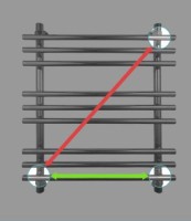 Полотенцесушитель водяной Energy Ideal 80x50