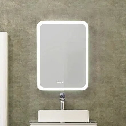 Зеркало-шкаф Jorno Bosko 60, с подсветкой и часами