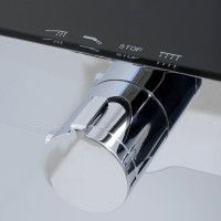 Душевая стойка Wasserkraft Abens 2000 A114.160.218.CB Thermo с термостатом, черная