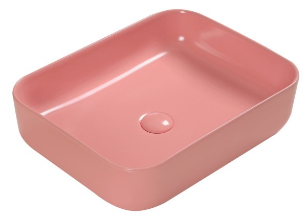 Накладная раковина SantiLine SL-1051P персиковая матовая