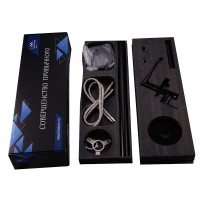 Напольный смеситель для ванны с душем Fashun A3085-7 С ВНУТРЕННЕЙ ЧАСТЬЮ, черный