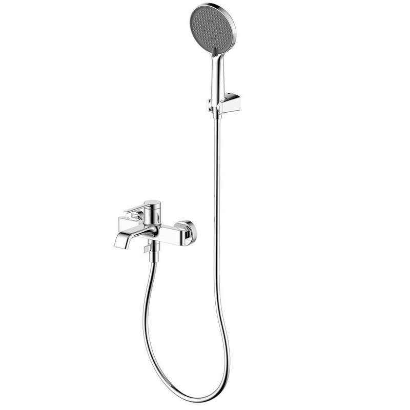 Смеситель для ванны с душевым гарнитуром, Хром, AQUAme Asti AQM6412CR