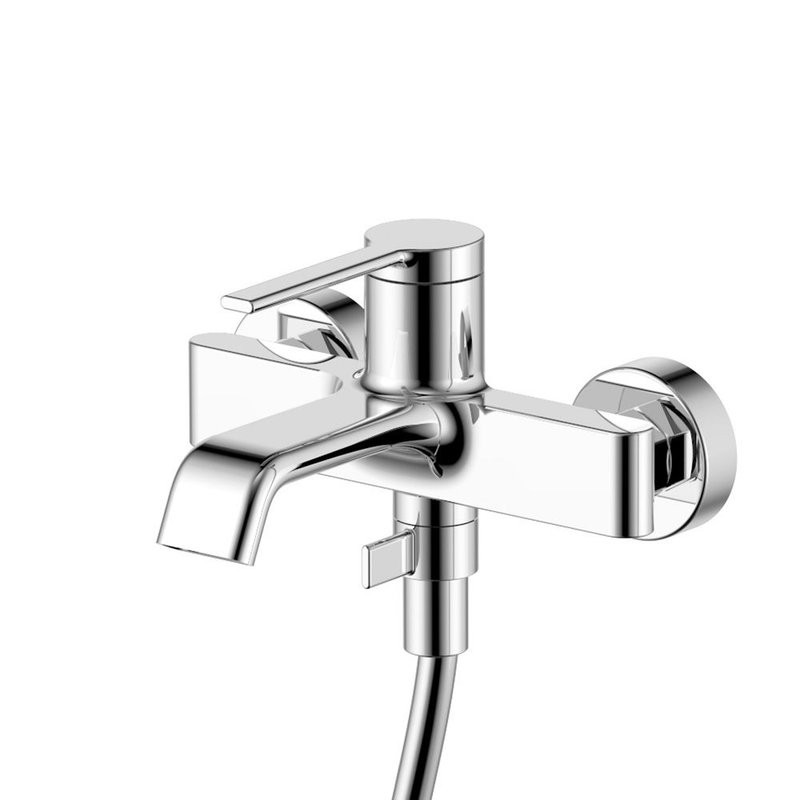 Смеситель для ванны с душевым гарнитуром, Хром, AQUAme Asti AQM6412CR