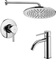 Комплект для ванной Paffoni Light KITLIG011CR071 С ВНУТРЕННЕЙ ЧАСТЬЮ, хром