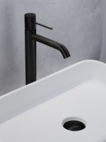 Смеситель для раковины AltroBagno Bilancia AltroBagnoBilancia010228MB черный матовый Смеситель для раковины AltroBagno Bilancia AltroBagnoBilancia010228MB черный матовый