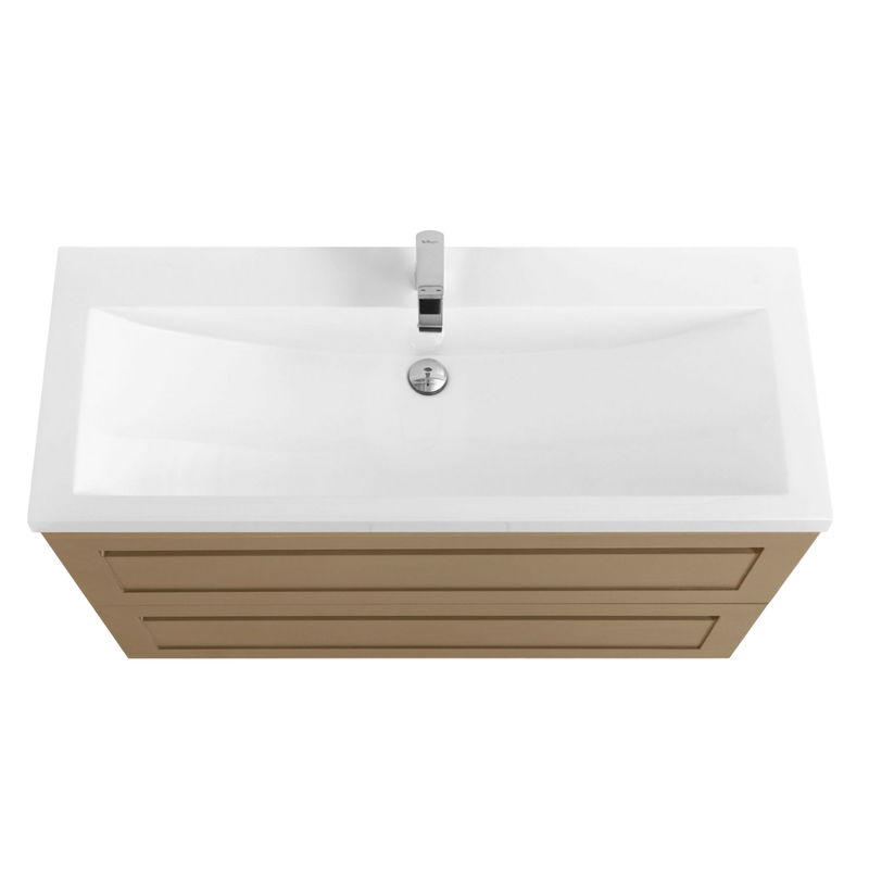 Тумба под раковину без столешницы Art&Max Platino 100 подвесная, капучино