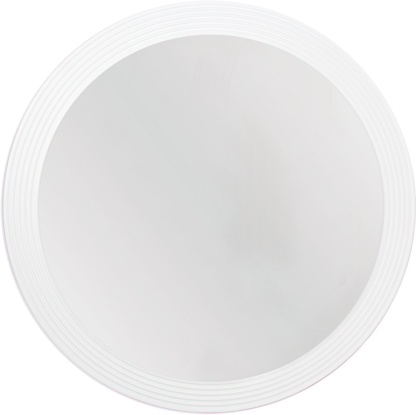 Зеркало круглое La Fenice Terra 65 белое матовое