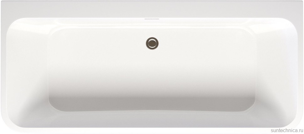 Акриловая ванна Aquanet Perfect 260050 170x75 см, отдельностоящая, белая, на ножках, со сливом-переливом