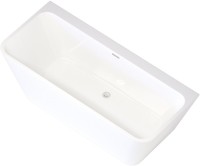 Акриловая ванна Aquanet Perfect 260050 170x75 см, отдельностоящая, белая, на ножках, со сливом-переливом