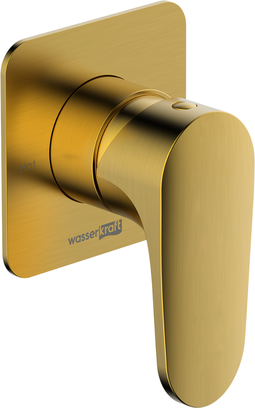 Душевой комплект Wasserkraft Havel A3651.282.180.259.285.194.286 С ВНУТРЕННЕЙ ЧАСТЬЮ, золото
