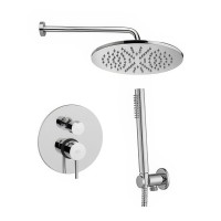 Душевой комплект Paffoni Light KITLIG018CRKING С ВНУТРЕННЕЙ ЧАСТЬЮ, хром