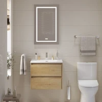 Мебель для ванной комнаты BelBagno Kraft 39 60 rovere nebrasca nature, раковина BB-8099-3-60