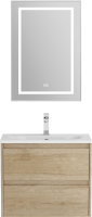 Мебель для ванной комнаты BelBagno Kraft 39 60 rovere nebrasca nature, раковина BB-8099-3-60
