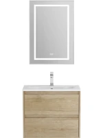 Мебель для ванной комнаты BelBagno Kraft 39 60 rovere nebrasca nature, раковина BB-8099-3-60
