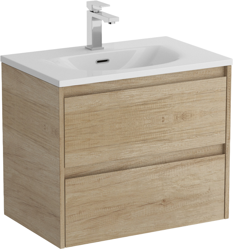 Мебель для ванной комнаты BelBagno Kraft 39 60 rovere nebrasca nature, раковина BB-8099-3-60