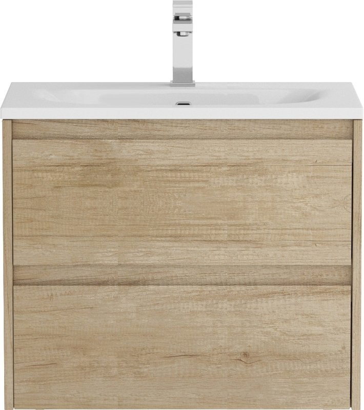 Мебель для ванной комнаты BelBagno Kraft 39 60 rovere nebrasca nature, раковина BB-8099-3-60