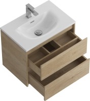 Мебель для ванной комнаты BelBagno Kraft 39 60 rovere nebrasca nature, раковина BB-8099-3-60