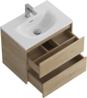 Мебель для ванной комнаты BelBagno Kraft 39 60 rovere nebrasca nature, раковина BB-8099-3-60