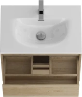 Мебель для ванной комнаты BelBagno Kraft 39 60 rovere nebrasca nature, раковина BB-8099-3-60