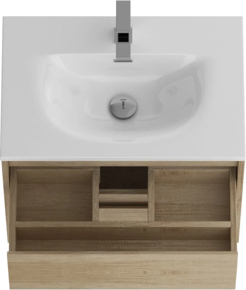 Мебель для ванной комнаты BelBagno Kraft 39 60 rovere nebrasca nature, раковина BB-8099-3-60