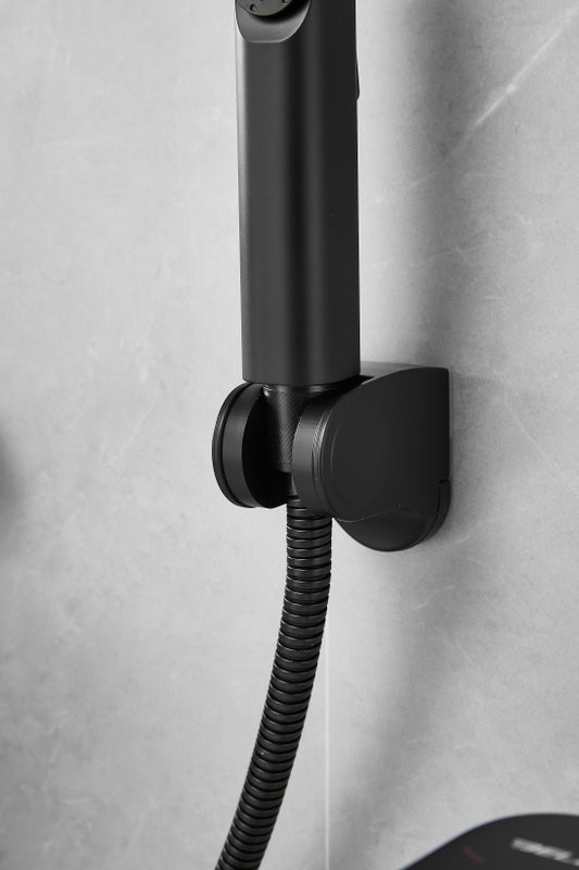 Комплект для раковины BELZ B713 B12713-7 с гигиеническим душем, матовый черный