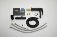 Комплект для раковины BELZ B713 B12713-7 с гигиеническим душем, матовый черный