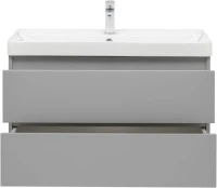 Тумба под раковину без столешницы Aquanet Вега 2.0 90 подвесная, мисти грин