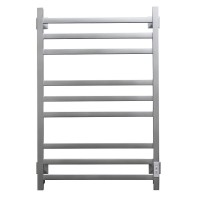 Полотенцесушитель электрический Тругор Пэк 21 кв 80x55 см, подключение справа, слева, матовый хром, лесенка