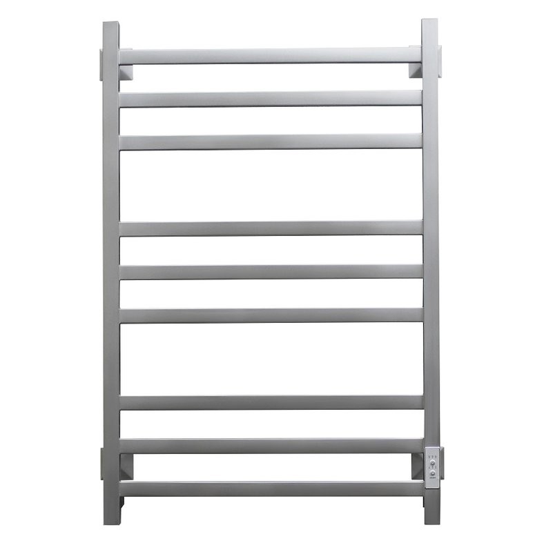 Полотенцесушитель электрический Тругор Пэк 21 кв 80x55 см, подключение справа, слева, матовый хром, лесенка