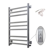 Полотенцесушитель электрический Тругор Пэк 21 кв 80x55 см, подключение справа, слева, матовый хром, лесенка