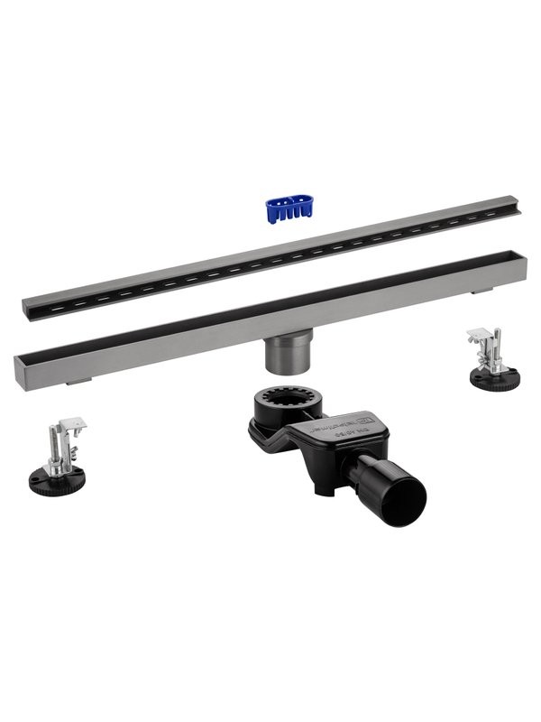 Душевой трап (лоток) Wonzon & Woghand WW-65406M-GM 60 см, с сифоном