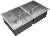 Комплект Мойка Paulmark Gerberg PM237844-BS брашированная нержавеющая сталь + Смеситель Omoikiri Yatomi BN-GR нержавеющая сталь, с гибким изливом