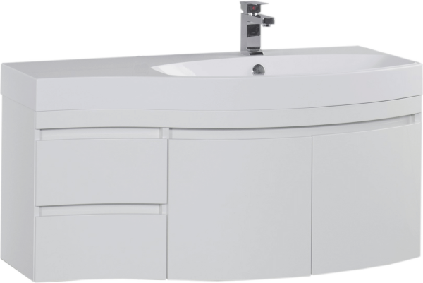 Тумба под раковину Aquanet Опера 2-115 белая R