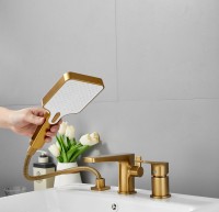 Смеситель на борт ванны BELZ B715 B66715-5 золото Смеситель на борт ванны BELZ B715 B66715-5 золото