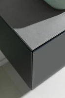 Тумба под раковину Allen Brau Infinity 85 1+1, подвесная, антрацит матовый