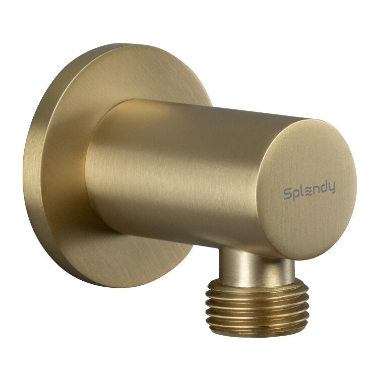 Шланговое подключение Splendy AA215NRLGM брашированное золото