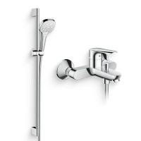 Душевой комплект Смеситель Hansgrohe Logis E 71403000 + Гарнитур Croma Select E Multi 26590400