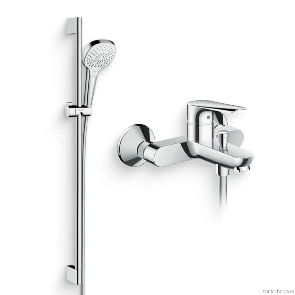 Душевой комплект Смеситель Hansgrohe Logis E 71403000 + Гарнитур Croma Select E Multi 26590400