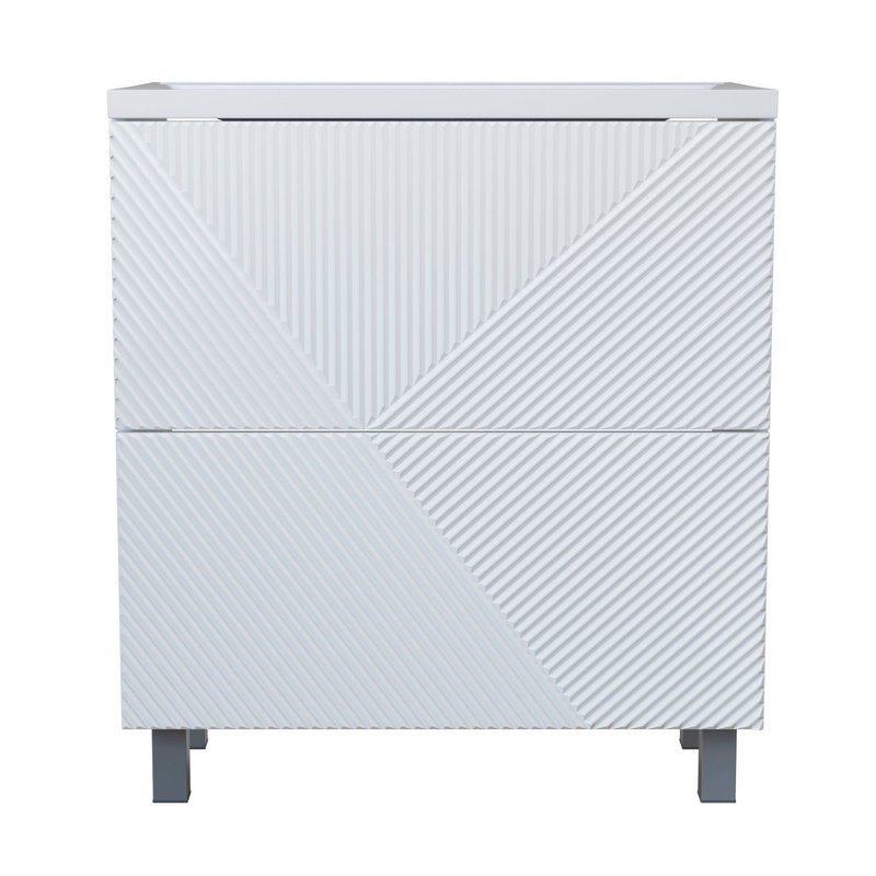 Тумба д/ванной "ВЕКТОР-75" под раковину Нелли-75 (MIXLINE) (ПВХ)